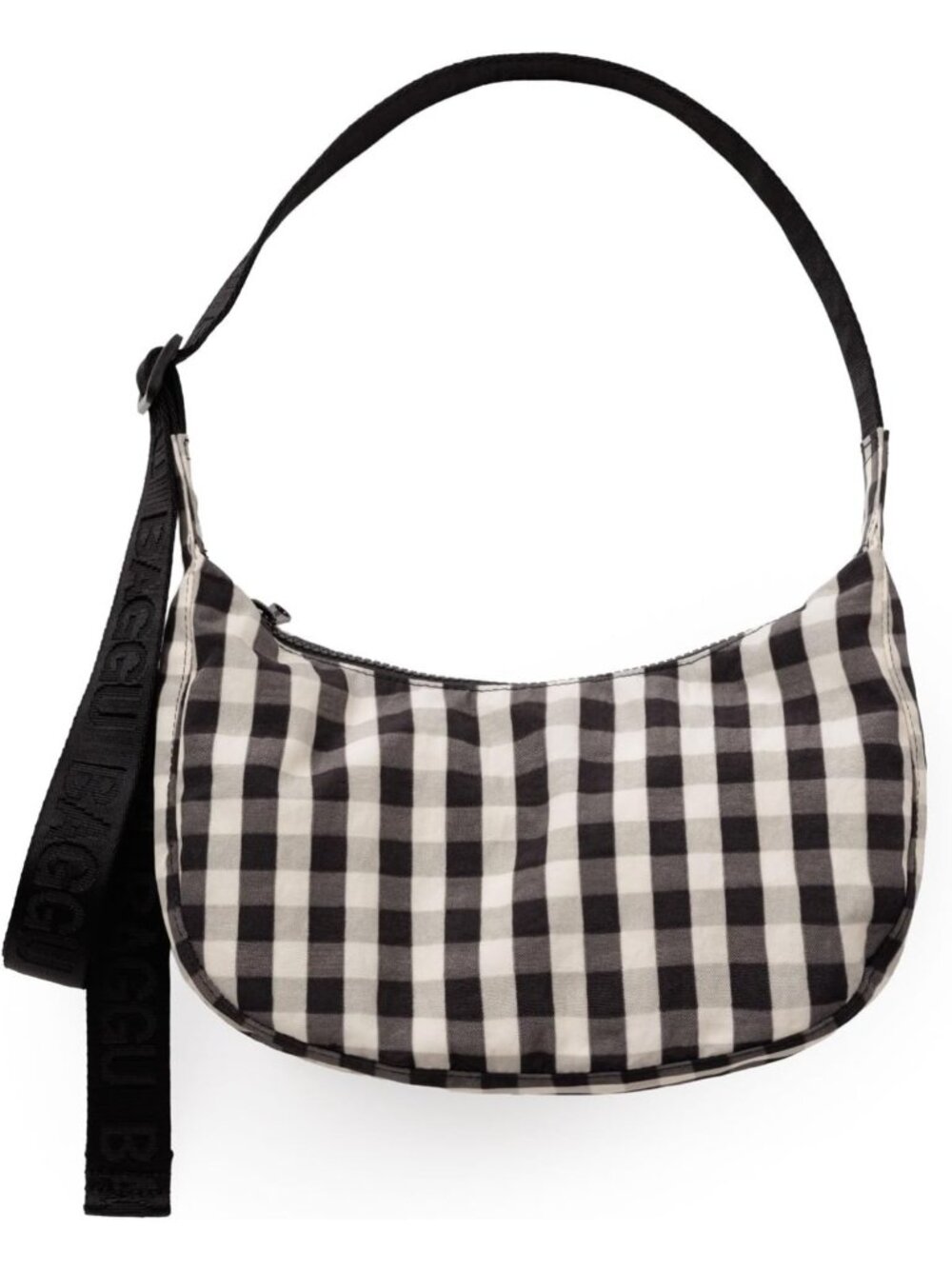 Chic Small Nylon Crescent Bag | Stylish Crossbody, Lightweight & Versatile